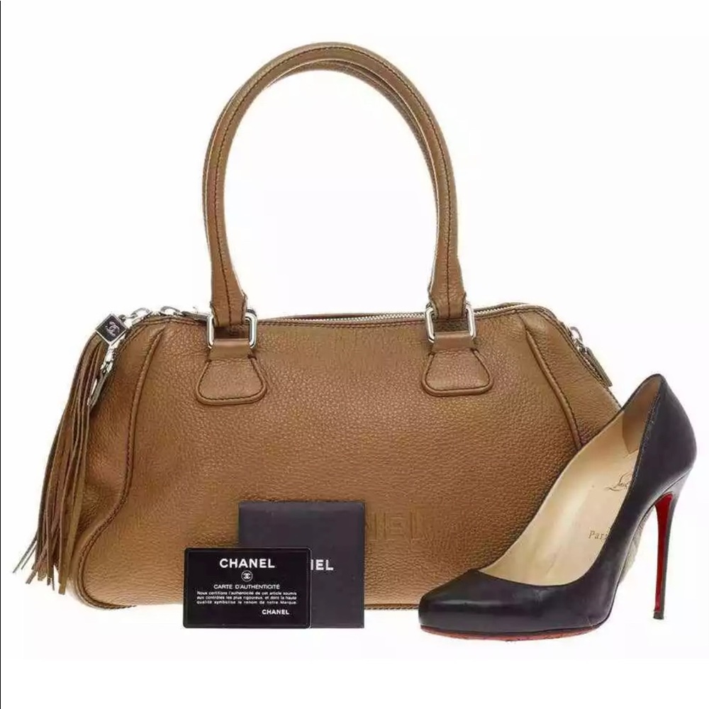 EUC CHANEL LARGE LAX SHOULDER BAG HANDBAG! $3600!